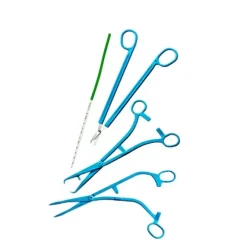 SET DE POSE STÉRILET - CISEAUX COUPE FILS 4 PIECES