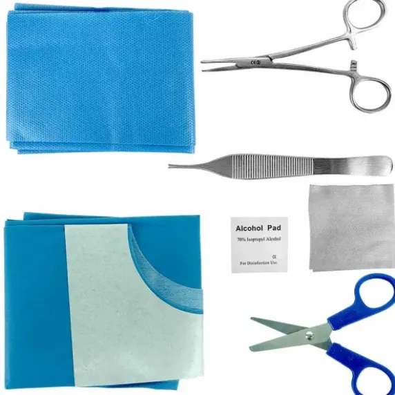 SET DE SUTURE MÉTAL STÉRILE MEDICLINIC - boîte de 5 sets