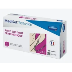 SET PERFUSION VOIE VEINEUSE PÉRIPHÉRIQUE 3 VOIES MEDISET COMPLET HARTMANN - 1 blister