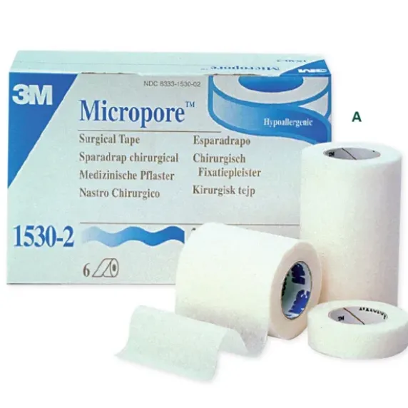 SPARADRAP MICROPORE ROULEAU BLANC 3M - 2,5 cm x 9,14 m