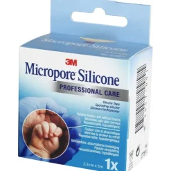 SPARADRAP MICROPORE SILICONE SOLVENTUM