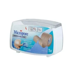 SPARADRAP MICROPORE SUR DÉVIDOIR HERMÉTIQUE