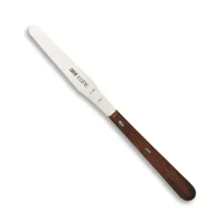 SPATULE STANDARD ELASTOMERE SOUPLE POUR MÉLANGE MANUEL - manche bois