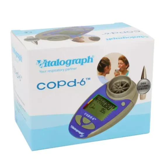 SPIROMÈTRE BPCO COPD-6 ÉCRAN LCD VITALOGRAPH - avec embouts et housse