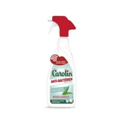 SPRAY CAROLIN ANTI-BACTERIEN SANS JAVEL Eucalyptus - vaporisateur de 650 ml