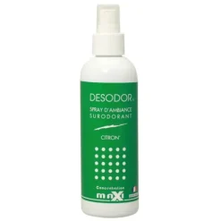 SPRAY D'AMBIANCE SURODORANT CITRON BASE HYDROALCOOLIQUE - flacon pulvérisateur 200 ml