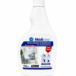 SPRAY DÉSINFECTANT MÉDICLINIC SANS ALCOOL PRÊT À L'EMPLOI - 750 ml