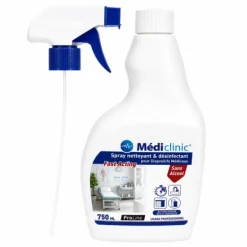 SPRAY DÉSINFECTANT MÉDICLINIC SANS ALCOOL PRÊT À L'EMPLOI - 750 ml
