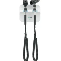 STATION MURALE DIAGNOSTIC 3.5 V MACROVIEW + OPHTALMOSCOPE WELCH ALLYN - 2 poignées