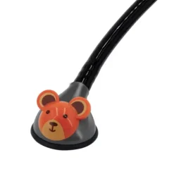 STÉTHOSCOPE ENFANT SIMPLE PAVILLON BAGUE ANTI-FROID MEDICLINIC - 5 clips animaux