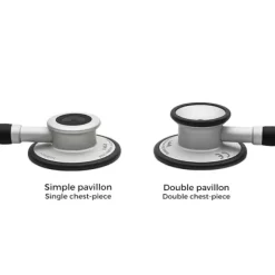 STÉTHOSCOPE PULSE II SIMPLE PAVILLON HAUTE RÉSOLUTION SPENGLER - carbone