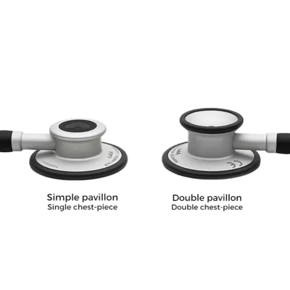 STÉTHOSCOPE PULSE II SIMPLE PAVILLON HAUTE RÉSOLUTION SPENGLER - carbone