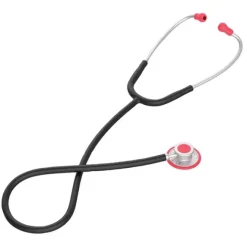 STÉTHOSCOPE PULSE II SIMPLE PAVILLON HAUTE RÉSOLUTION SPENGLER - rouge corail