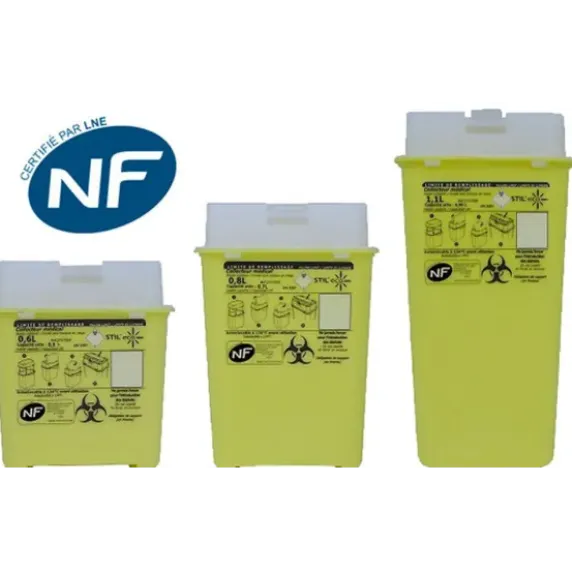 SUPPORT COLLECTEUR DASRI MAINTIEN ANTIDÉRAPANT PAROLAI - pour 2, 3 et 6,5 l