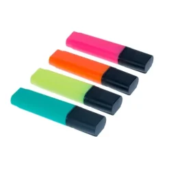 SURLIGNEUR UNIVERSEL POINTE BISEAUTÉE - pochette de 4 couleurs