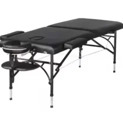 TABLE DE MASSAGE PLIANTE ALPHA ALU LÉGÈRE MEDICLINIC - aluminium