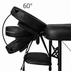 TABLE DE MASSAGE PLIANTE ALPHA ALU LÉGÈRE MEDICLINIC - aluminium