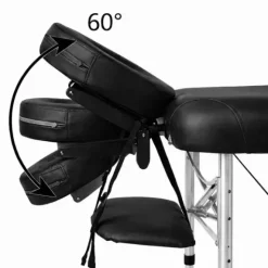 TABLE DE MASSAGE PLIANTE BETA FLEX NOIRE MEDICLINIC - noire