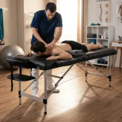 TABLE DE MASSAGE PLIANTE BETA FLEX NOIRE MEDICLINIC - noire