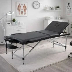 TABLE DE MASSAGE PLIANTE BETA FLEX NOIRE MEDICLINIC - noire