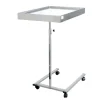TABLE DE MAYO INOX RÉGLABLE EN HAUTEUR CE - plateau 70 x 45 cm