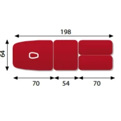 TABLE PICASSO QUATTRO STANDARD 4 SECTIONS