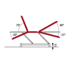 TABLE PICASSO QUATTRO STANDARD 4 SECTIONS