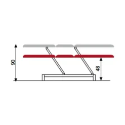 TABLE PICASSO QUATTRO STANDARD 4 SECTIONS