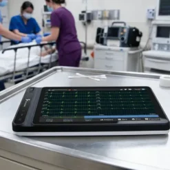 TABLETTE ECG S-120 12 PISTES ÉCRAN TACTILE 7 POUCES LEPU MEDICAL - black édition