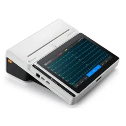 TABLETTE ECG T180 12 PISTES AVEC BASE IMPRIMANTE LEPU MEDICAL - blanc