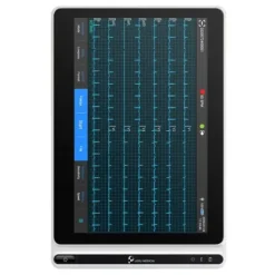 TABLETTE ECG T180 12 PISTES AVEC BASE IMPRIMANTE LEPU MEDICAL - blanc