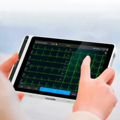 TABLETTE ECG T180 12 PISTES AVEC BASE IMPRIMANTE LEPU MEDICAL - blanc