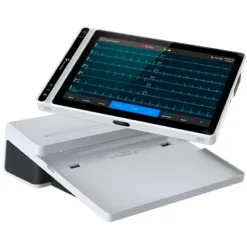 TABLETTE ECG T180 12 PISTES AVEC BASE IMPRIMANTE LEPU MEDICAL - blanc