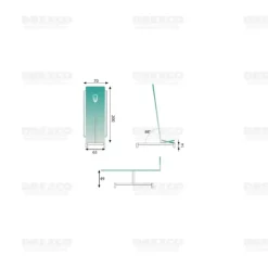 TABLE VERTICALISATION CANOVA - HAUTEUR FIXE