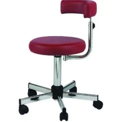 TABOURET ASSISE ÉPAISSE DOSSIER ROTATOIRE M1 VOG - sur roulettes ou patins