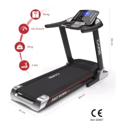TAPIS DE COURSE FAST RUNNER CONNECTÉ 22 KM/H CARE - usage intensif