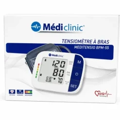 TENSIOMÈTRE ÉLECTRONIQUE AUTOMATIQUE AU BRAS MEDITENSIO BPM-55