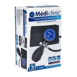 TENSIOMÈTRE MANOPOIRE ADULTE AMBIDEXTRE MEDICLINIC - brassard adulte