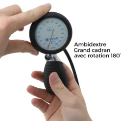 TENSIOMÈTRE MANOPOIRE LIAN MÉTAL ADULTE AMBIDEXTRE SPENGLER - rouge