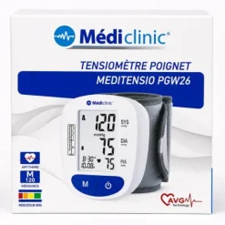 TENSIOMÈTRE POIGNET AUTOMATIQUE MEDITENSIO PGW26