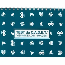 TEST DE CADET ADULTE/ENFANT VISION DE LOIN IMAGE LETTRES - présentation à 2,50 m