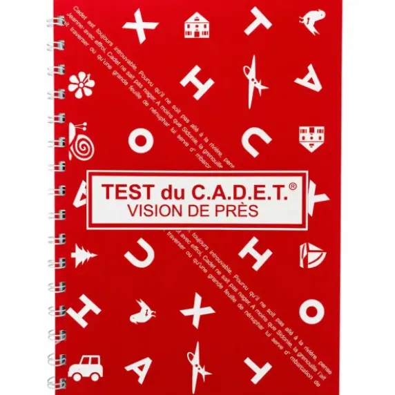 TEST DE CADET ENFANT VISION DE PRÈS DÉPISTAGE PÉDIATRIQUE - présentation à 33 cm