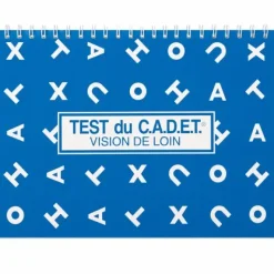 TEST DE CADET VISION DE LOIN LETTRES ÉTALONNÉ 2,50 M - test unitaire