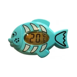 THERMOMÈTRE DE BAIN NUMÉRIQUE POISSON BLEU ÉCRAN LCD LBS MEDICAL - poisson bleu