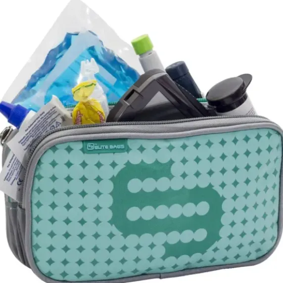 TROUSSE ISOTHERME POUR TRANSPORT D'INSULINE DIA DOUBLE COMPARTIMENT ELITE BAGS - vert