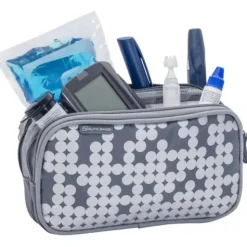 TROUSSE ISOTHERME POUR TRANSPORT D'INSULINE DIA SILVER ELITE BAGS - silver