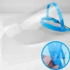VISIÈRE ROTATIVE ÉLASTIQUE DE SERRAGE PET ANTI-BUÉE - 240 x 170 mm