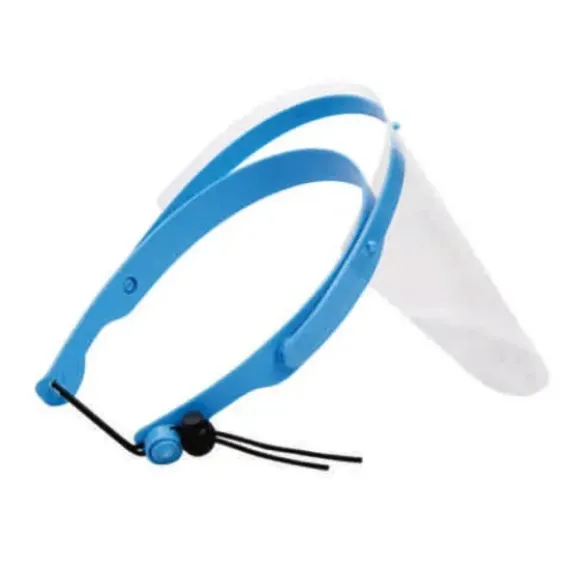 VISIÈRE ROTATIVE ÉLASTIQUE DE SERRAGE PET ANTI-BUÉE - 240 x 170 mm