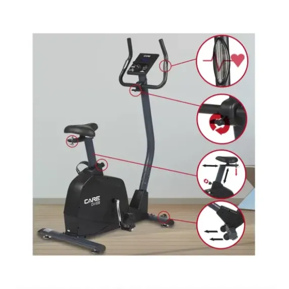 VÉLO D'APPARTEMENT CV-535-2 MOTORISÉ ERGOMÈTRE CARE - vélo motorisé
