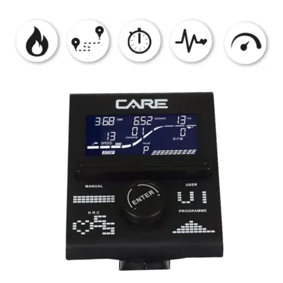 VÉLO D'APPARTEMENT CV-535-2 MOTORISÉ ERGOMÈTRE CARE - vélo motorisé